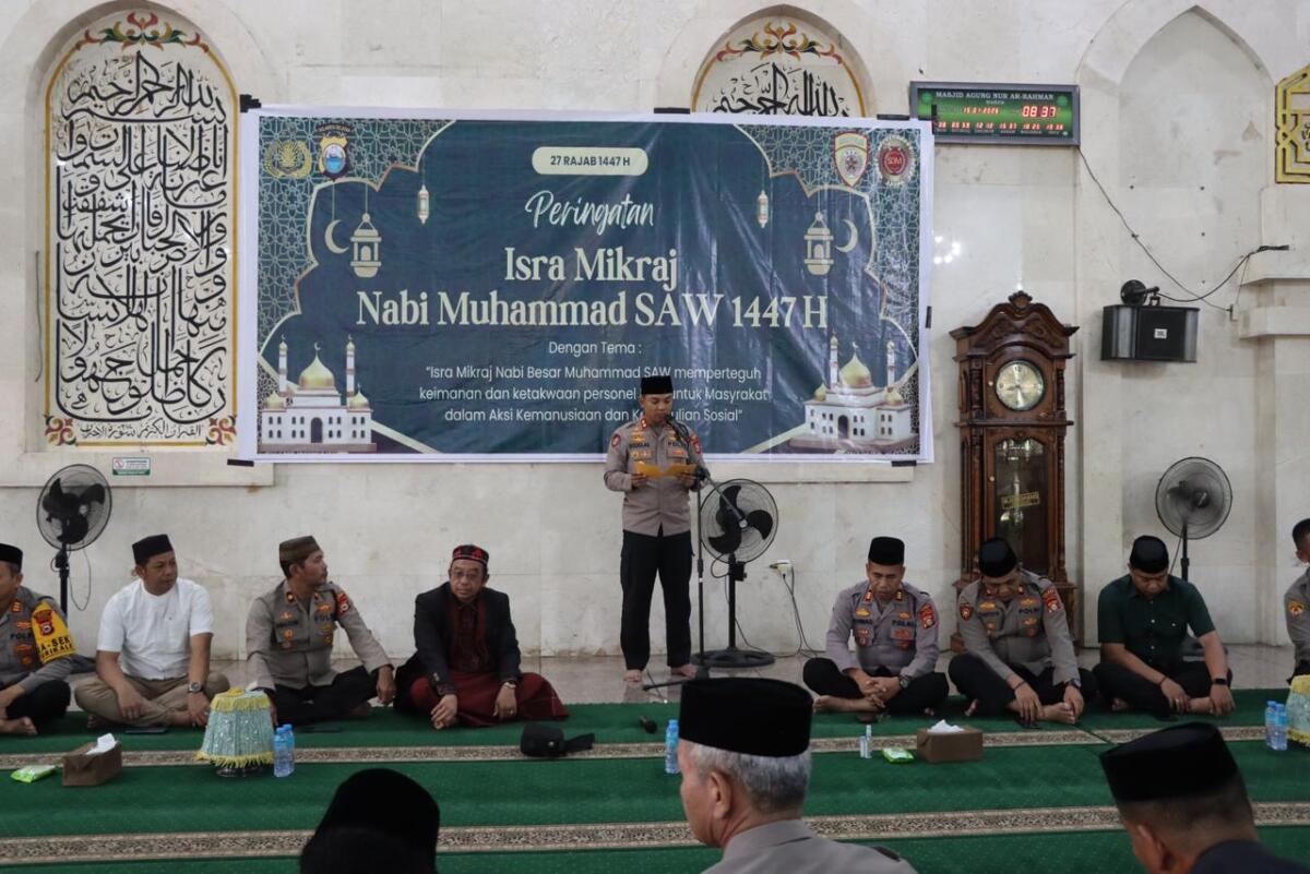Jadikan Nilai-Nilai Isra Mikraj Landasan Moral dan Spiritual Jajaran Polres Maros