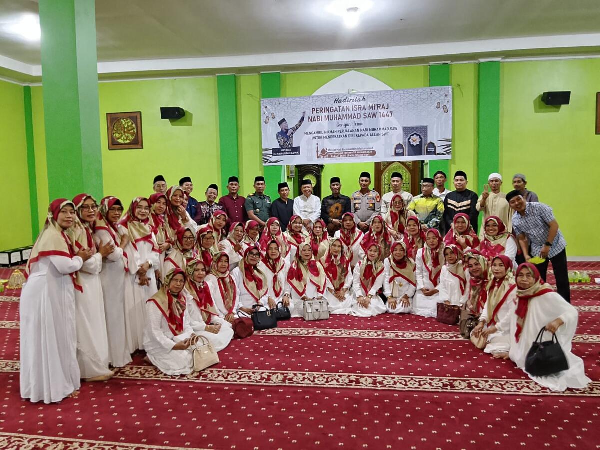 Peringatan Isra Mikraj di Masjid HMJ Pao-Pao, Ada Program Makan Bergizi Bersama Jemaah