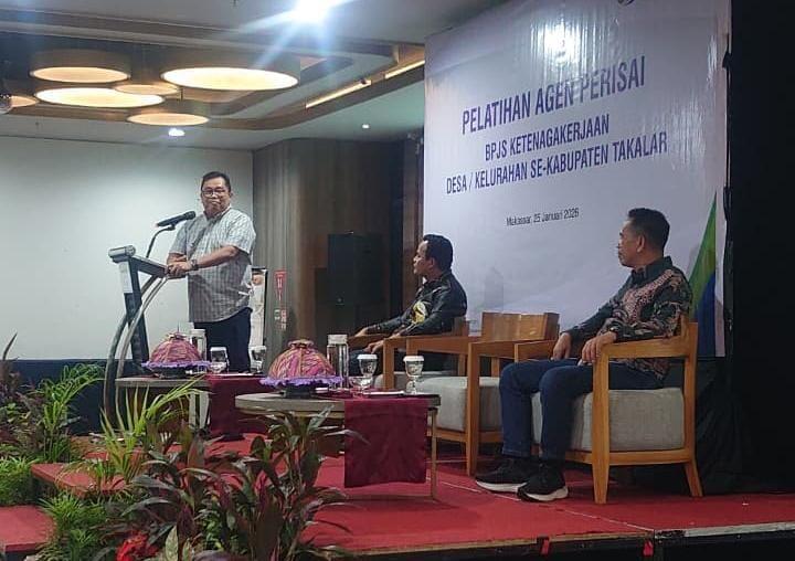 Takalar Satu-satunya Kabupaten di Sulsel yang Bentuk 99 Agen Perisai BPJS Ketenagakerjaan