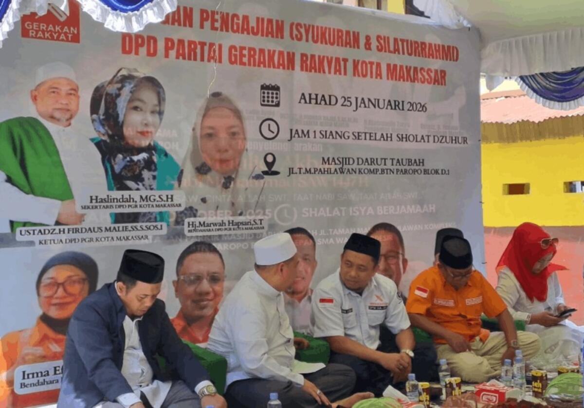 Partai GR Uji Kekuatan Basis Anies di Sulawesi Selatan
