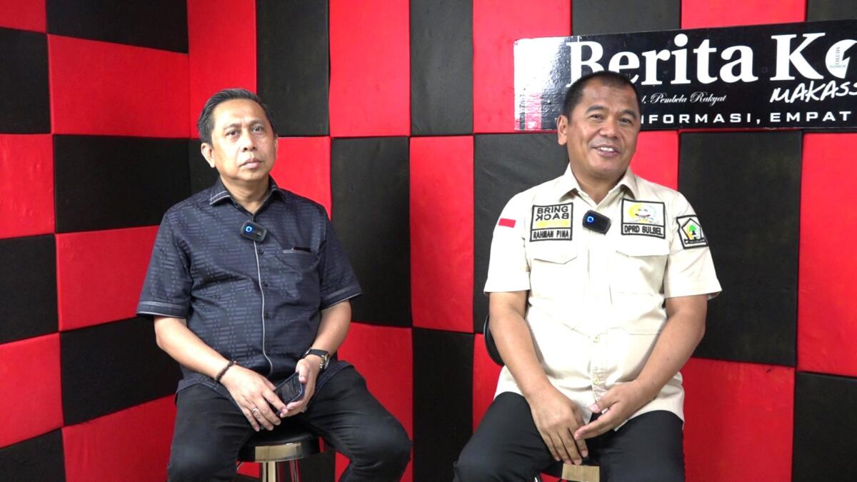 Dua Sekretaris Parpol di Sulsel, Rahman Pina dari Golkar dan Mesakh dari PDIP Adu Argumen Soal Pilkada Lewat DPRD