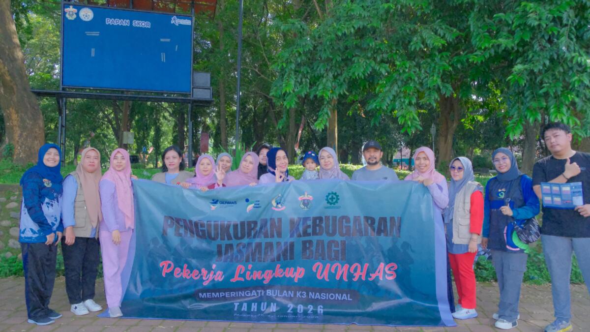 Unhas Komitmen Bangun Lingkungan Kerja yang Aman dan Sehat di Bulan K3