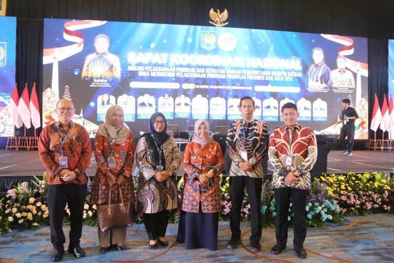 Wabup Lutim Puspa Hadiri Rakornas Sinkronisasi