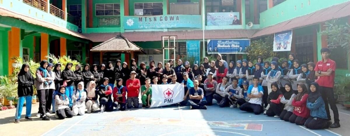 Puluhan Anggota PMR Madya di Gowa Latgab Bersama