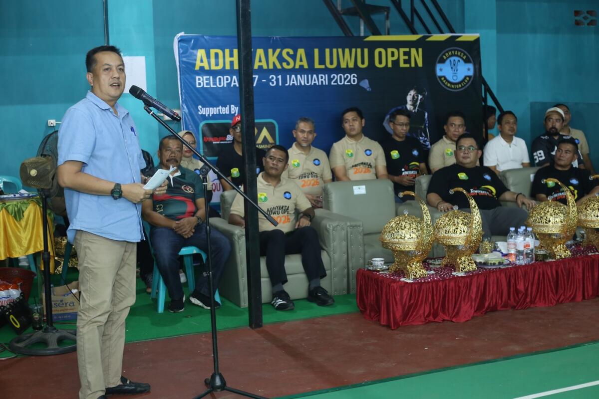 597 Peserta Ikuti Turnamen Adhyaksa Badminton Luwu Open Cup 2026