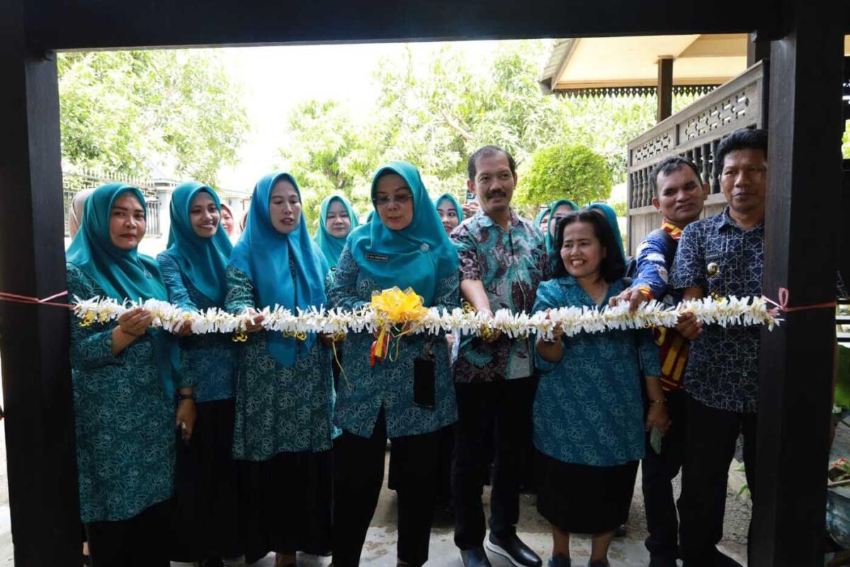 Ketua TP PKK Pinrang Resmikan Tiga Rumah Gizi Cegah Stunting