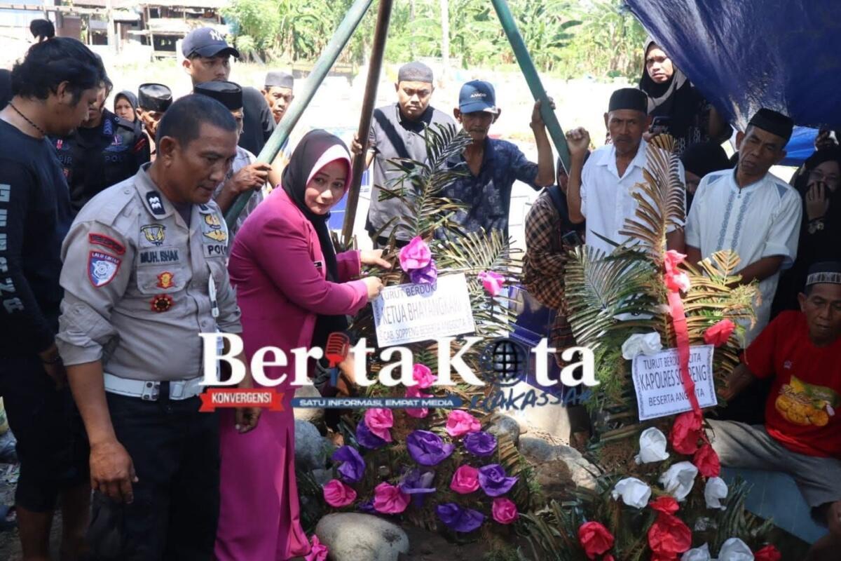Personel Ba Sidokkes Wafat, Polres Soppeng Berduka