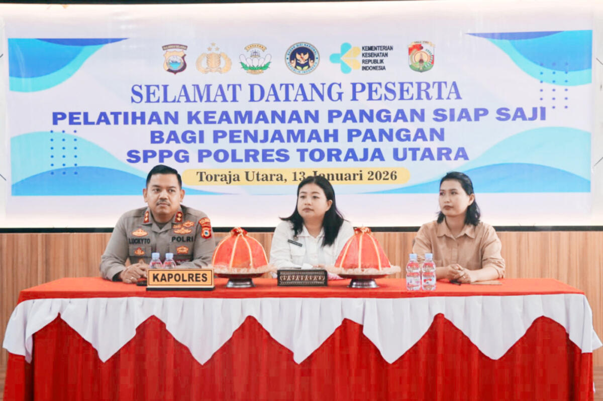 Polres Torut dan Dinkes Gelar Pelatihan Keamanan Pangan bagi Relawan SPPG