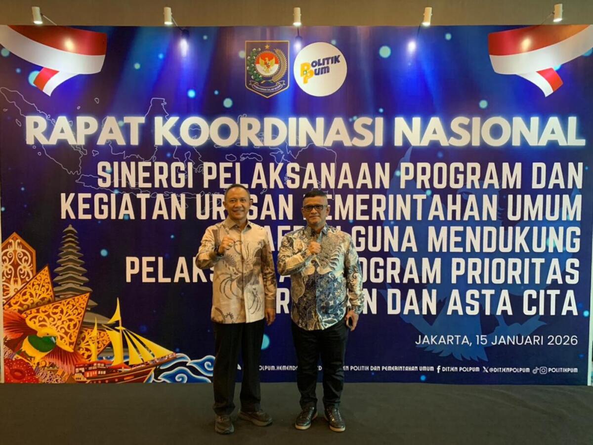 Wabup Wajo Hadiri Rakornas Kemendagri Dukung Asta Cita