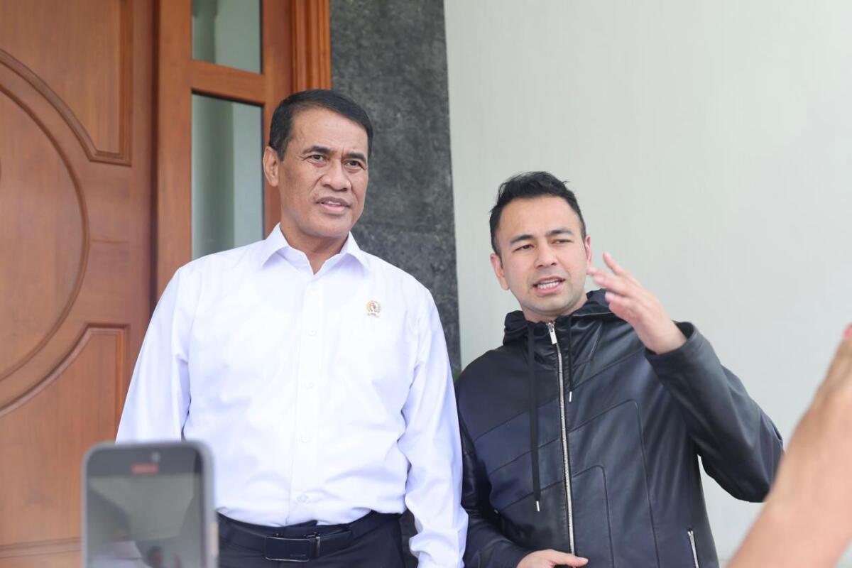 Berkunjung ke Kediaman Mentan Amran, Raffi Ahmad Ajak Generasi Muda Dukung Swasembada Pangan