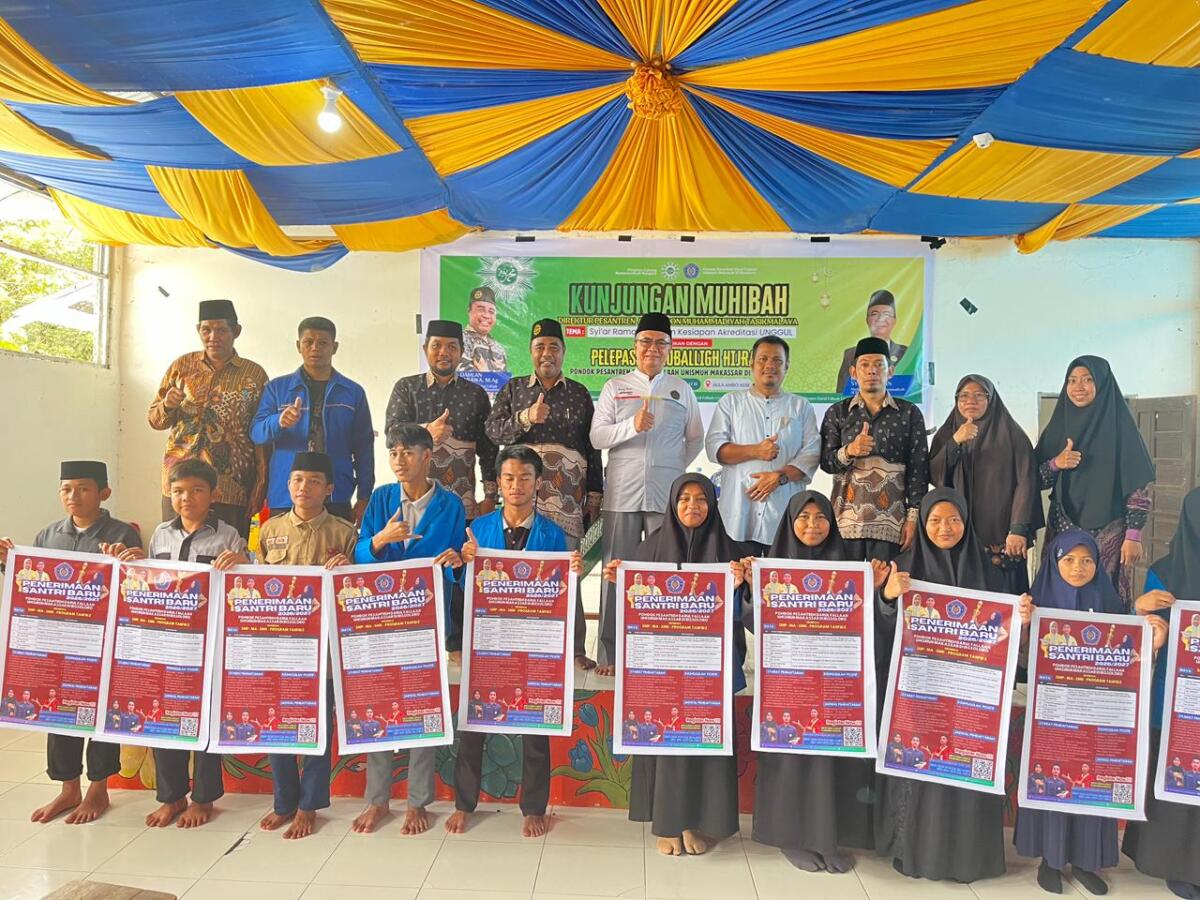 Mudir Ponpes Al Furqon Tasikmalaya Berkunjung ke Pesantren Darul Fallah Unismuh