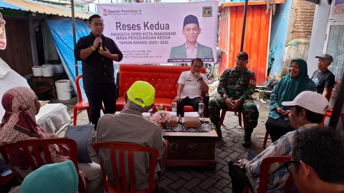 Rachmat Taqwa Qurais Serap Aspirasi Warga Pattingaloang, Miras Hingga Banjir Jadi Sorotan