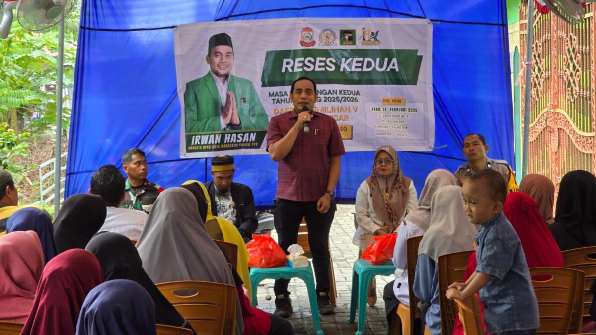 Irwan Hasan Gelar Reses di Tiga Titik, Warga Soroti Drainase Hingga Penataan PKL