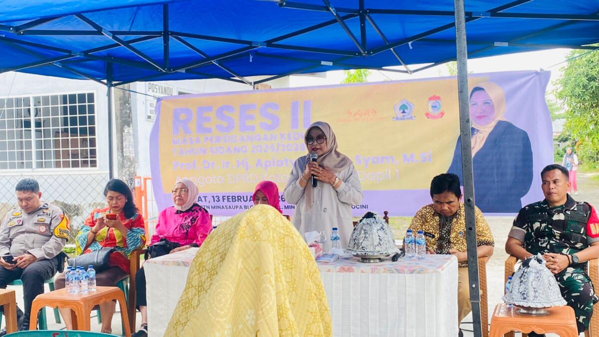 Reses di Dua Titik Minasa Upa, Prof. Apiaty Tegaskan Komitmen Kawal Aspirasi Warga