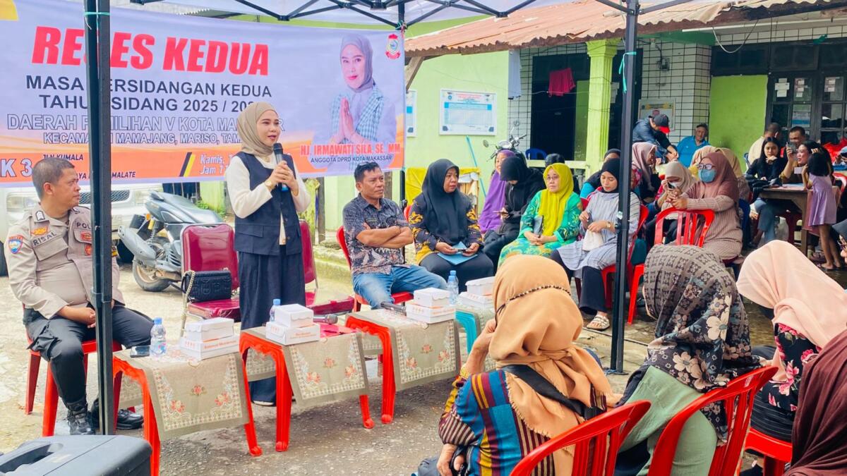 Reses di Jongaya, Irmawati Sila Serap Aspirasi Warga Soal Jalan dan Bansos