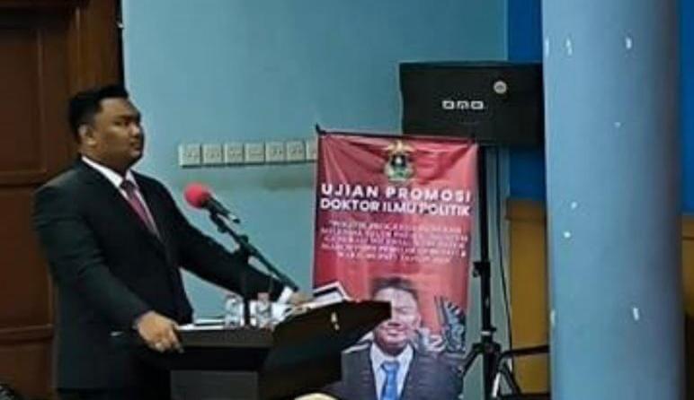 Ketua DPRD Maros Muh. Gemilang ”Gio” Pagessa  Raih Doktor Unhas di Usia 28 Tahun