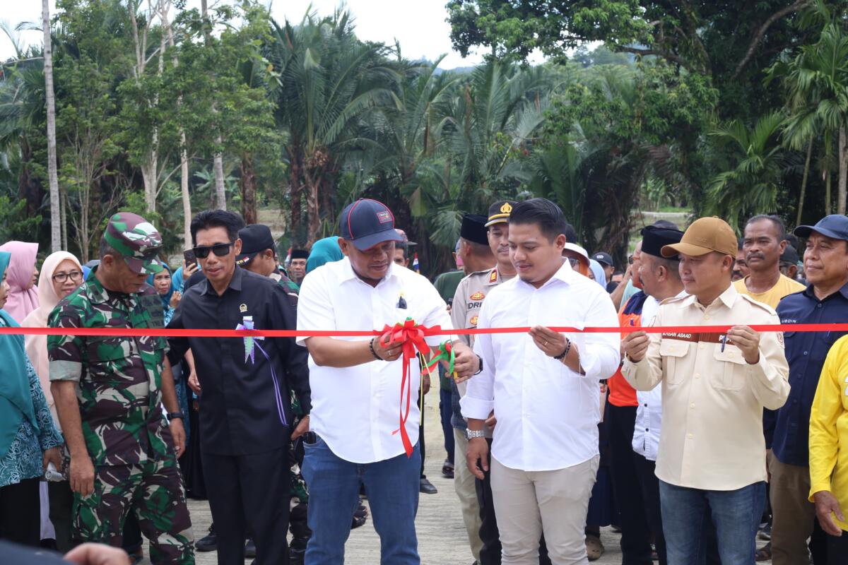 Bupati Luwu Resmikan Jembatan Salubua–Kaili, Perkuat Konektivitas Suli Barat