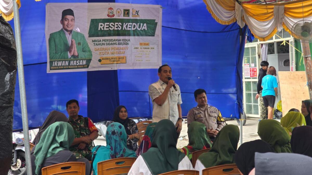 Irwan Hasan Reses di Mariso, Warga Keluhkan KIS Nonaktif, Posyandu, Hingga Sampah