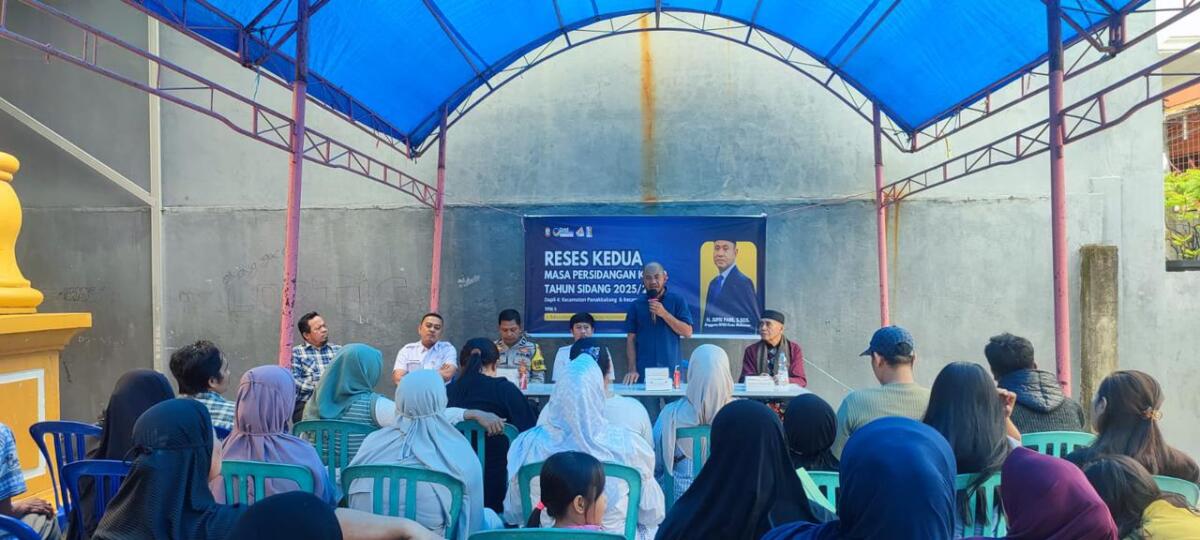 Keluhan Soal Drainase dan Jalan Jadi Catatan Penting Reses Jufri Pabe di Dapil IV