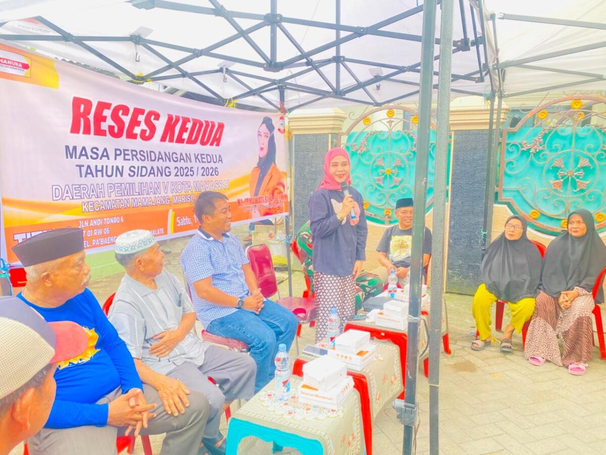 Beragam Keluhan Disampaikan Warga di Reses, Irmawati Kawal Aspirasi Warga Tamalate