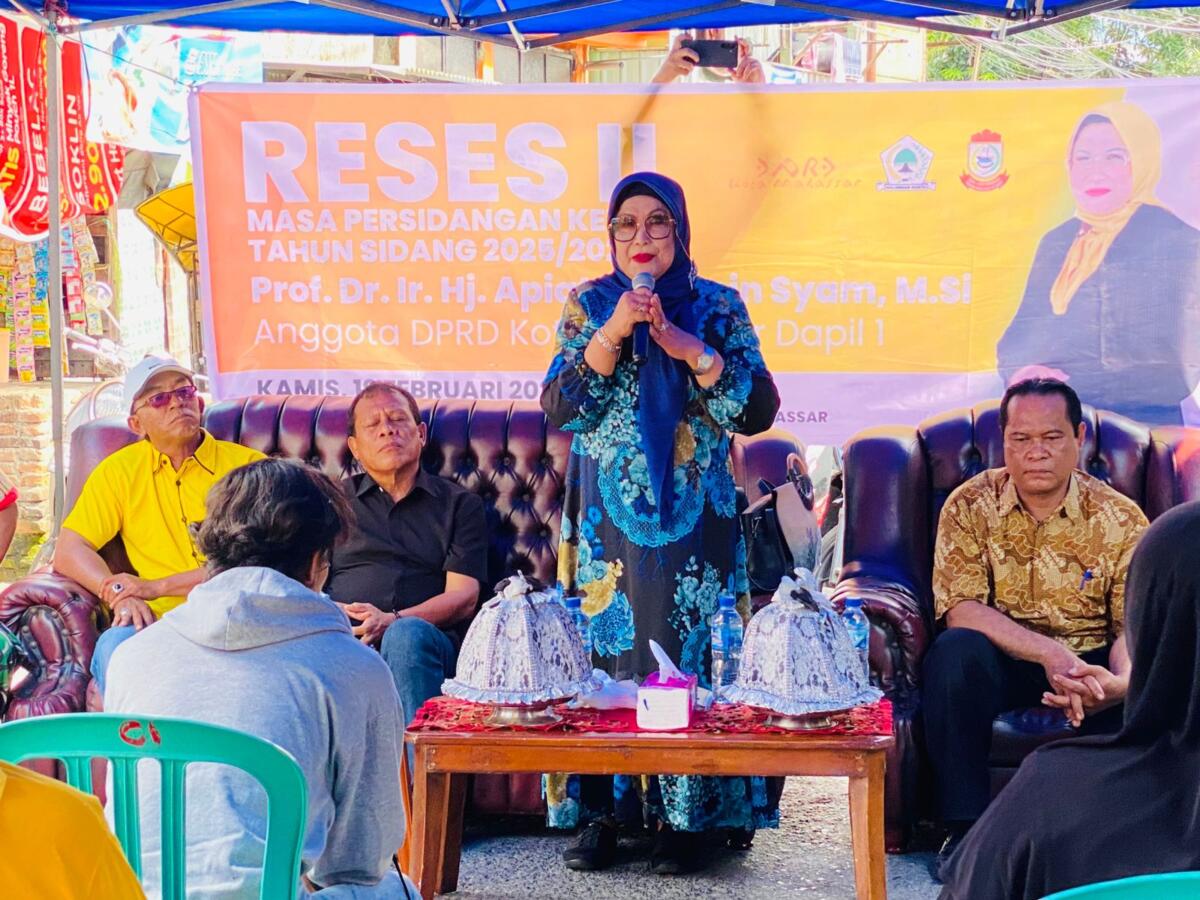 Prof. Apiaty Serap Aspirasi Soal Drainase, Sampah Hingga Penerangan Jalan di Maccini