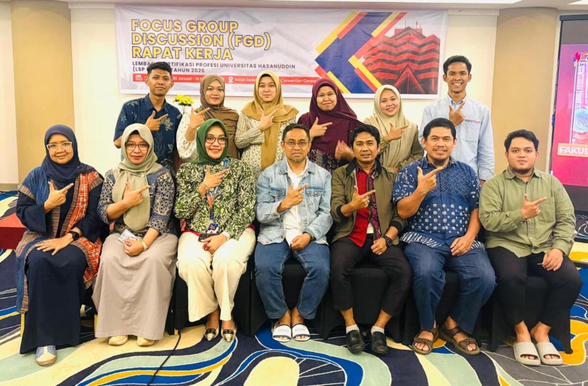 LSP Unhas Perkuat Arah Program dan Tata Kelola Sertifikasi di FGD Rapat Kerja 2026