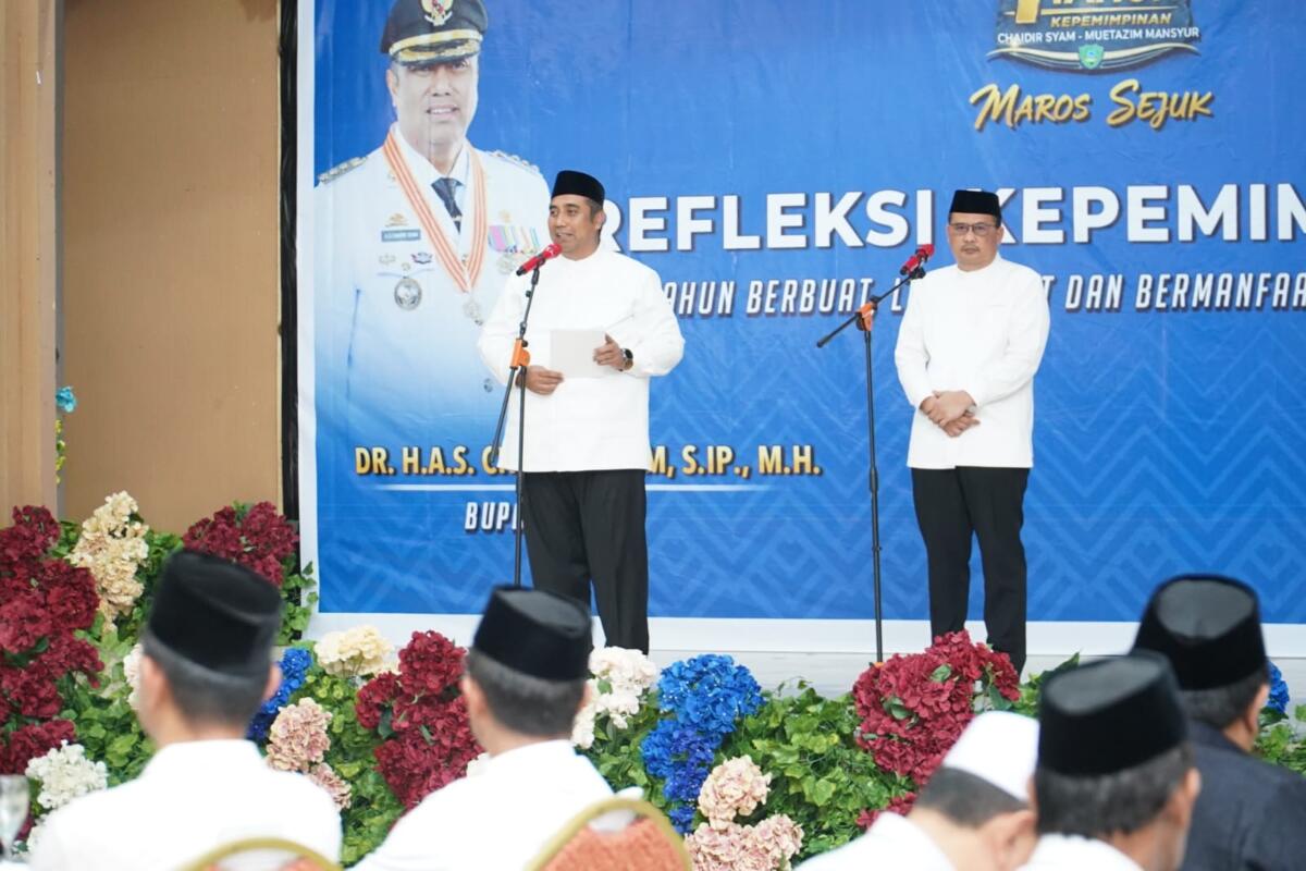 Daftar Capaian dan Program Prioritas Chaidir-Muetazim Setahun Pimpin Maros