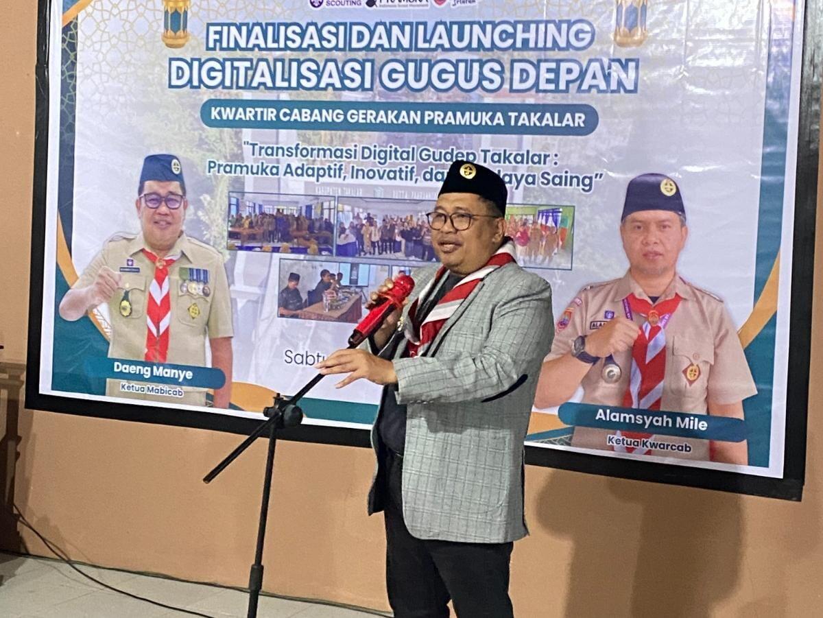 Transformasi Pramuka Dimulai dari Takalar, Seluruh Gudep Kini Terintegrasi Digital