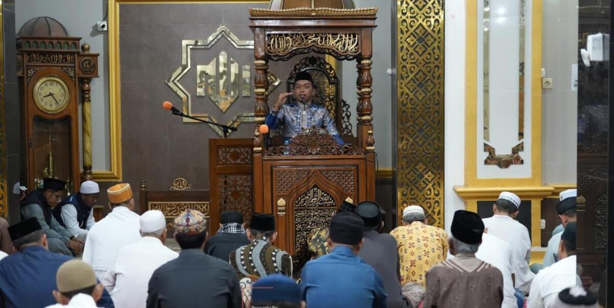 Safari Ramadan di Masjid Babul Jannah Rijang Pittu, Syahar Paparkan Kemajuan Sidrap