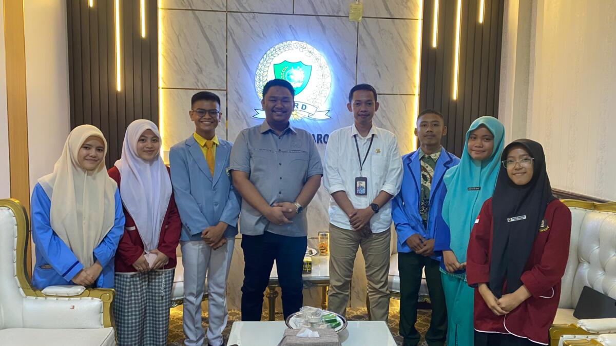 Ketua MKP OSIS Maros Temui Ketua DPRD, Bahas Persiapan Pelantikan