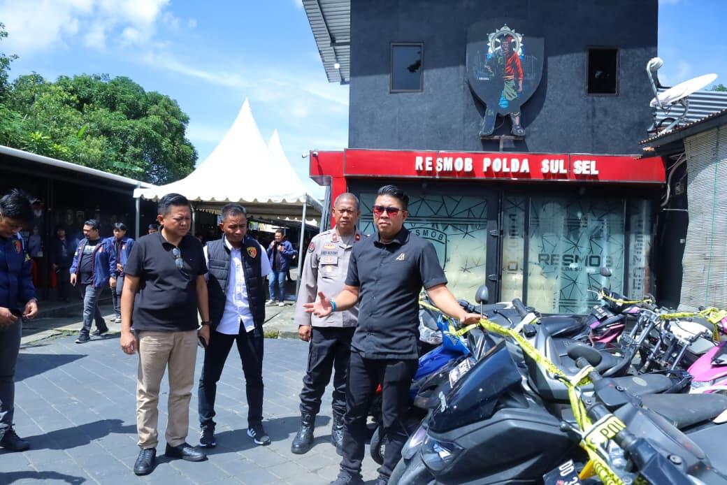Polda Sulsel Ringkus Empat Tersangka Curanmor, 35 Sepeda Motor Diamankan