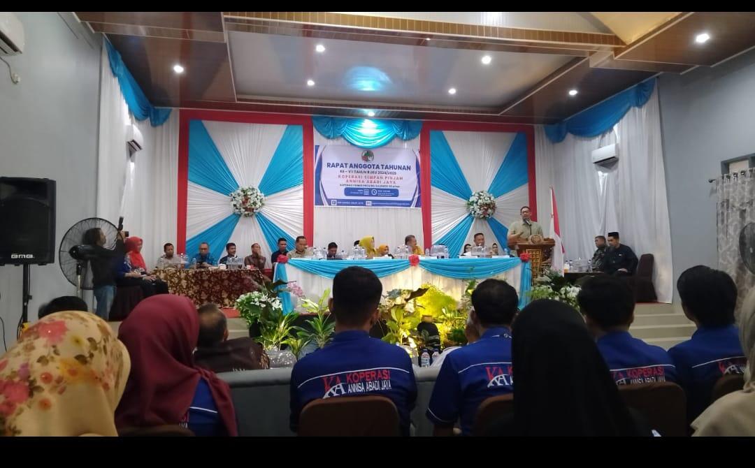 Kadis Koperasi Pinrang Hadiri RAT VII KSP Annisa Abadi Jaya, Apresiasi Prestasi Miliki 12 Cabang di Sulsel