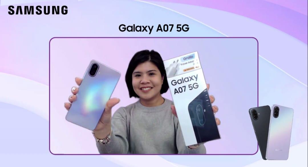 Galaxy A07 5G Hadirkan Tiga Keunggulan, Smartphone Samsung 5G Terbaru yang Pasti Nyaman