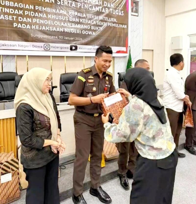 Empat Pejabat Kejari Gowa Berganti