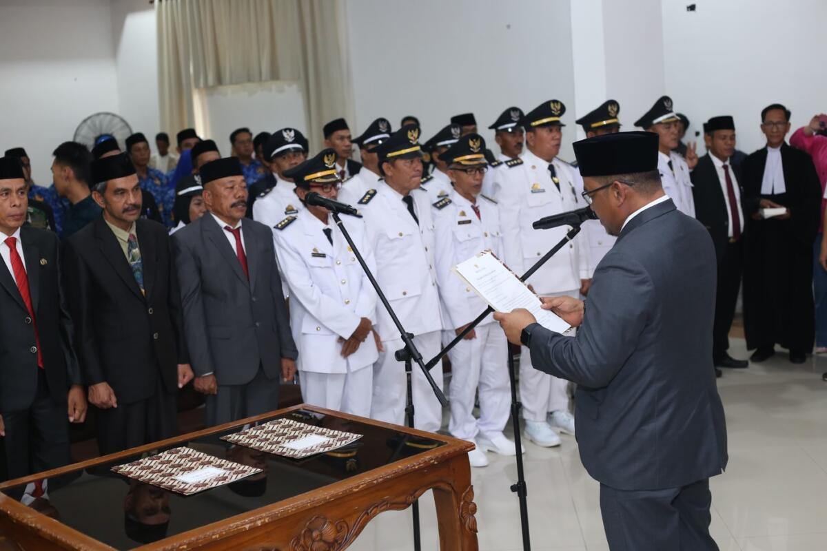 Lantik 72 Pejabat, Bupati Tegaskan Integritas