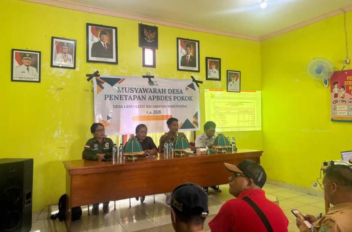 Musyawarah Desa Tetapkan APBDes-P Rp3,38 M
