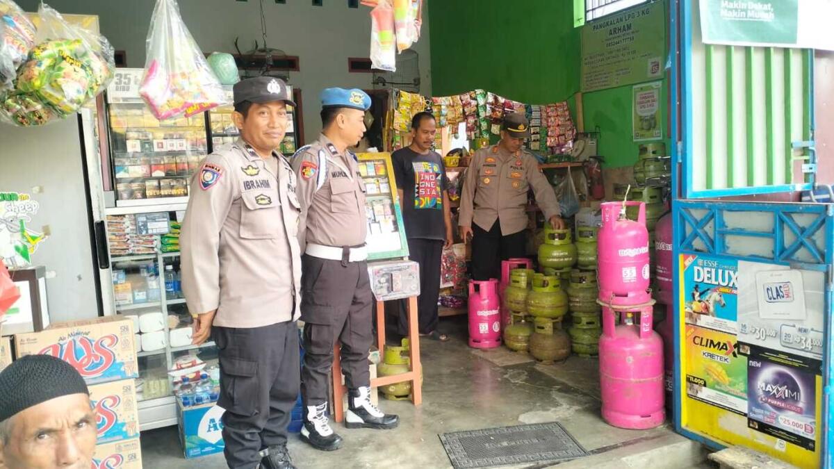 Polsek Lalabata Patroli di Pasar Sentral