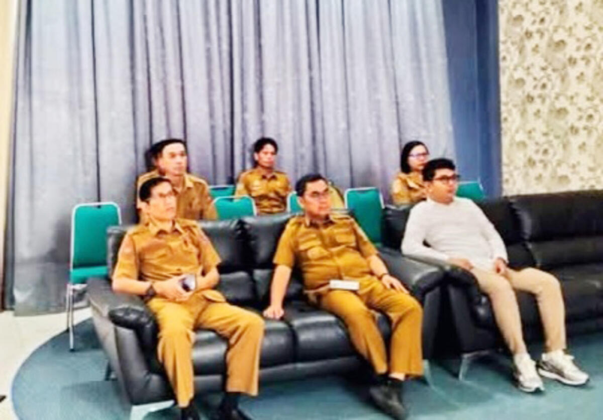 Bupati Tator Zoom Meeting Pengendalian Inflasi