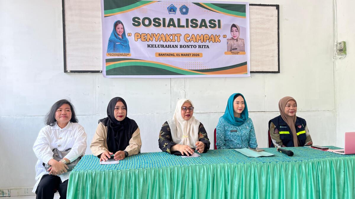 TP PKK Bantaeng Bersama Dinas Kesehatan Perkuat Edukasi Bahaya Campak