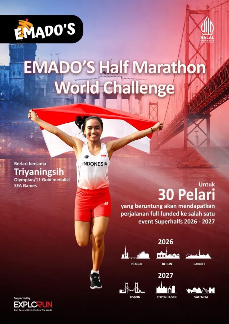 Emados Bawa Pelari Indonesia Langsung ke Panggung Internasional