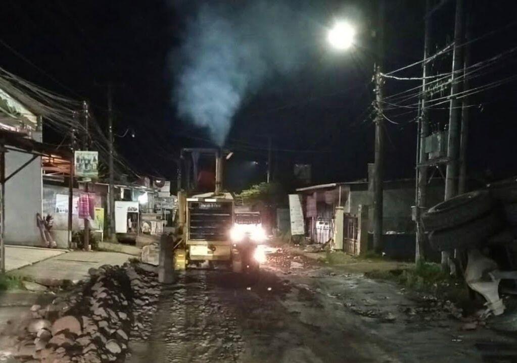 Kerusakan Jalan di Moncongloe Mulai Dikerjakan