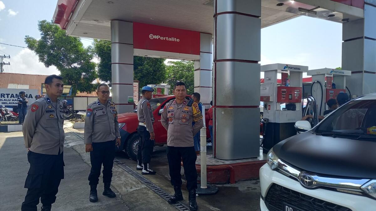 Polisi Jaga Ketat SPBU