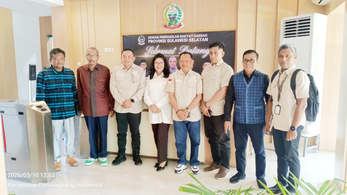 BK DPRD Sulsel Terima Kunjungan BK Kota Baubau