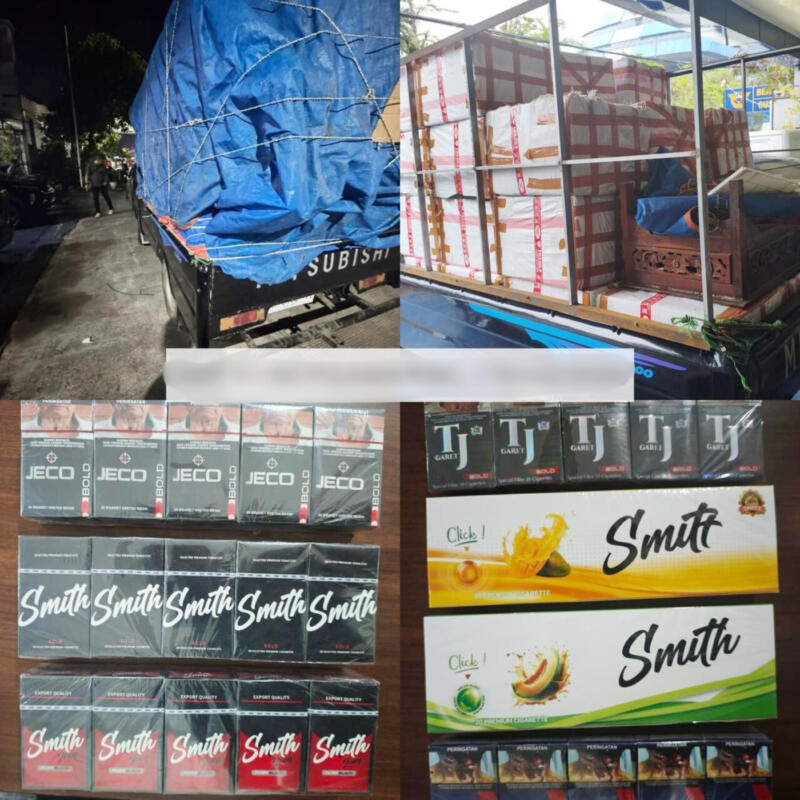 Bea Cukai Makassar Berhasil Amankan Rokok Ilegal Senilai Rp8,5 Miliar