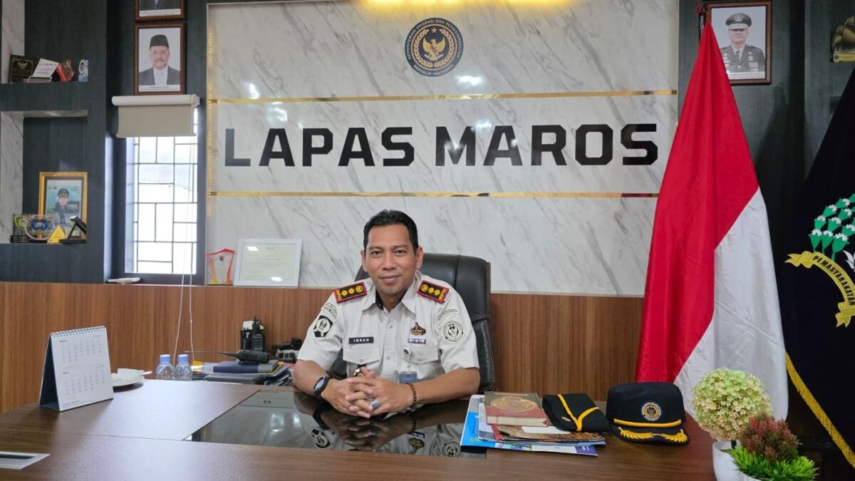 150 Warga Binaan Lapas Maros Diusulkan Terima Remisi Idulfitri