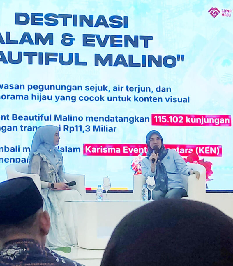 BKM/SAR
KOLABORASI -- Bupati Gowa, Husniah Talenrang, melakukan kolaborasi dengan para jurnalis dan influencer dalam pengembangan destinasi wisata Gowa. 
