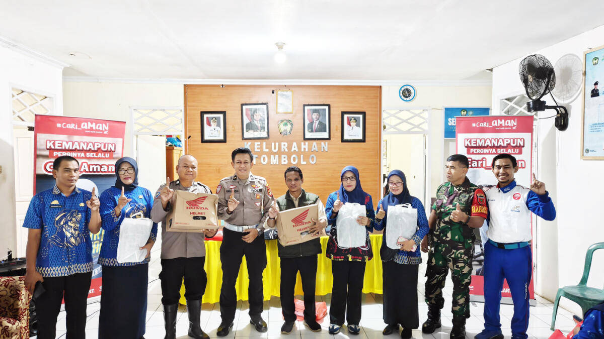Asmo Sulsel Edukasi Aparat Kelurahan Tombolo Safety Riding