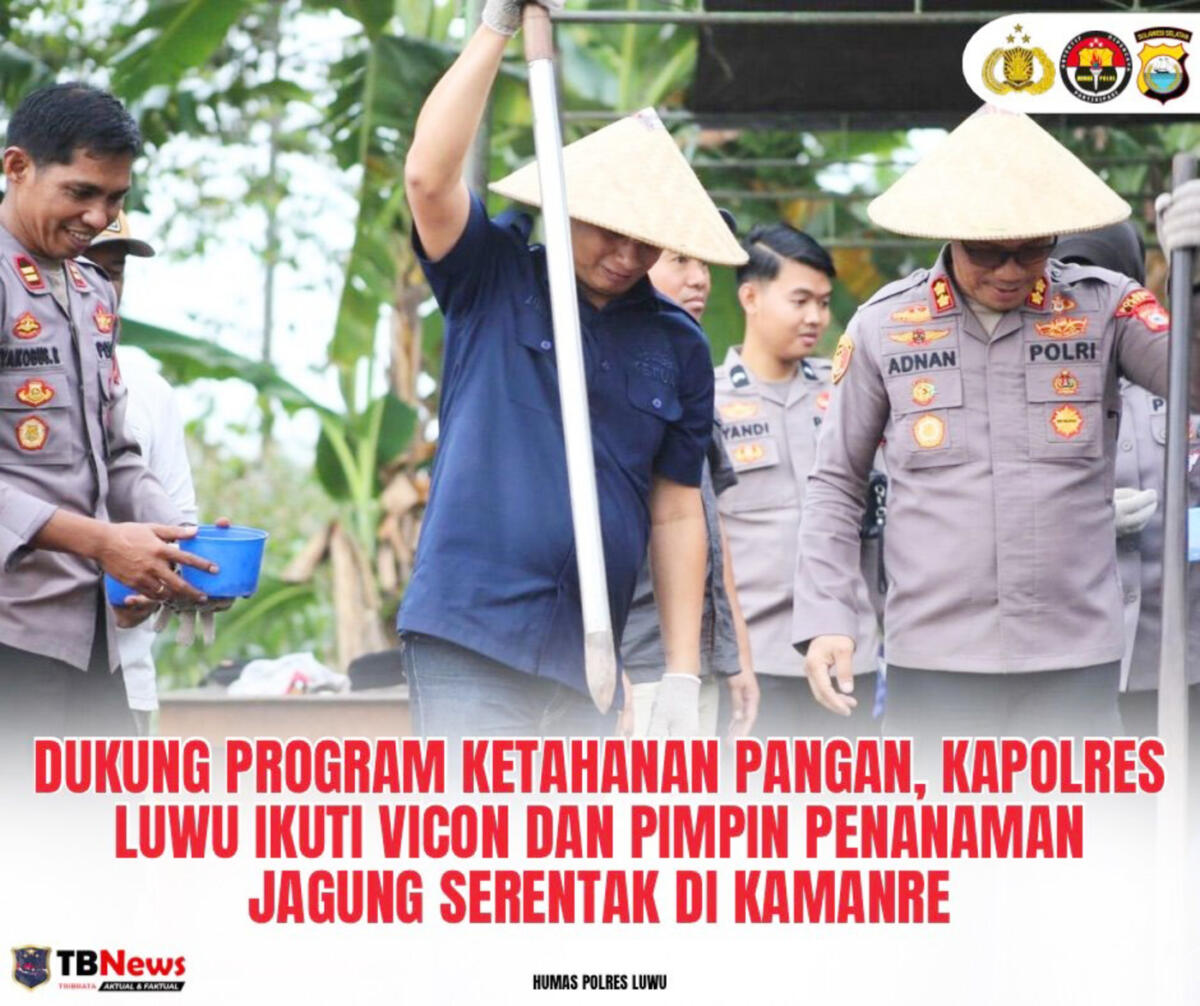 Kapolres Dukung Program Ketahanan Pangan