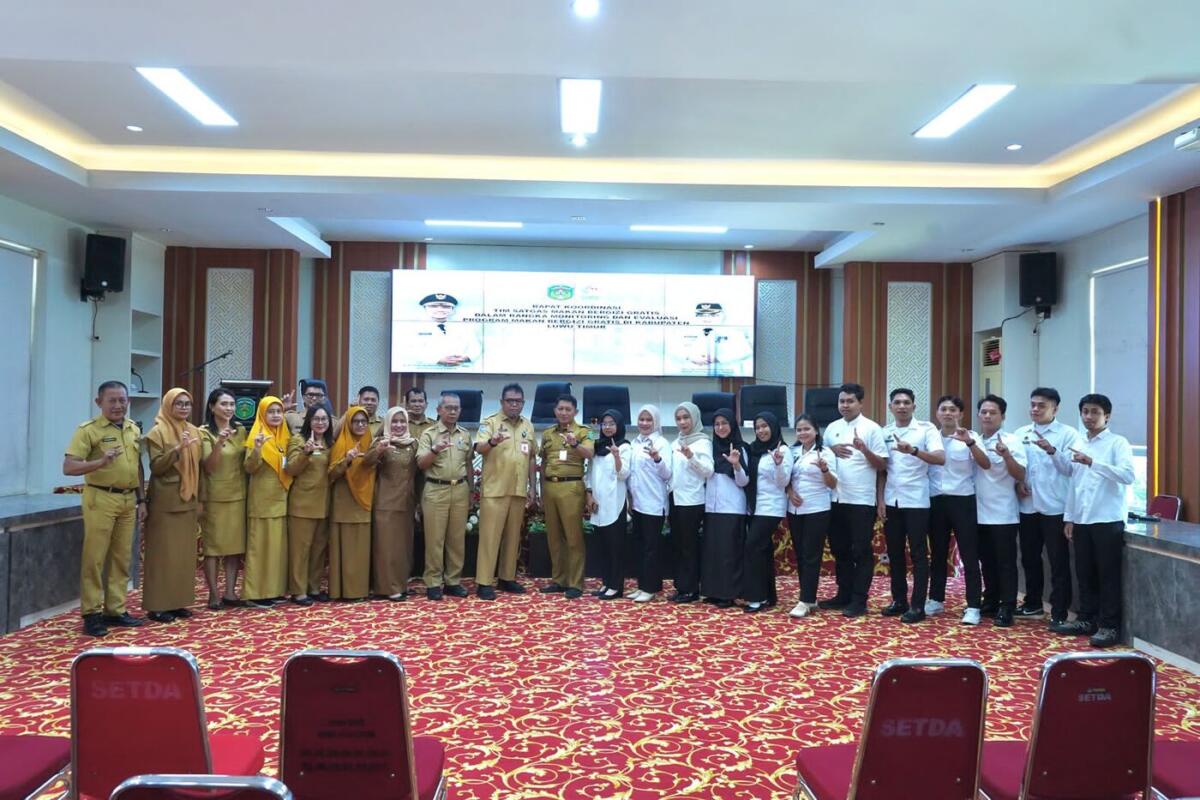 Satgas MBG Rakor Monev Pelaksanaan Program