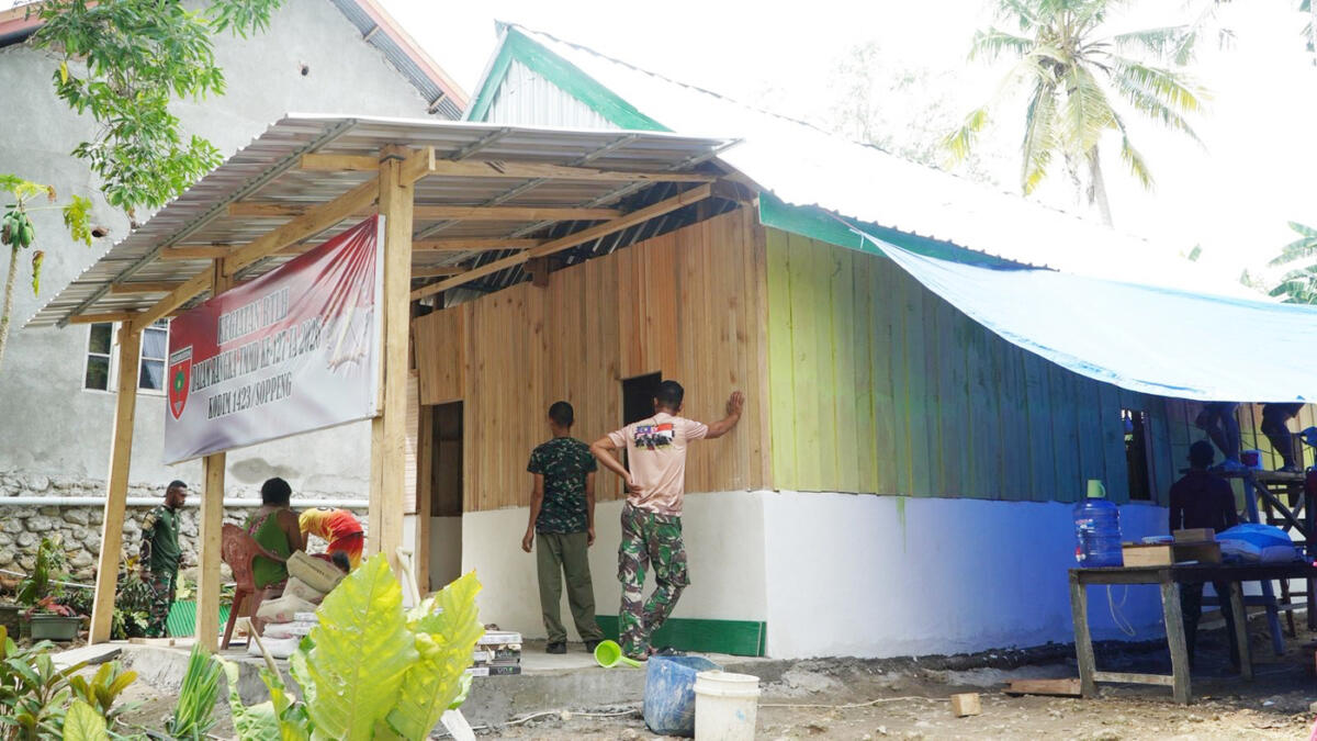 Kodim Soppeng Wujudkan Impian Hunian Layak